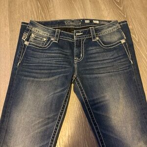 Miss Me Dark Blue Skinny 👖